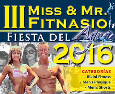 cartel open fitnasio fiesta del agua 2016